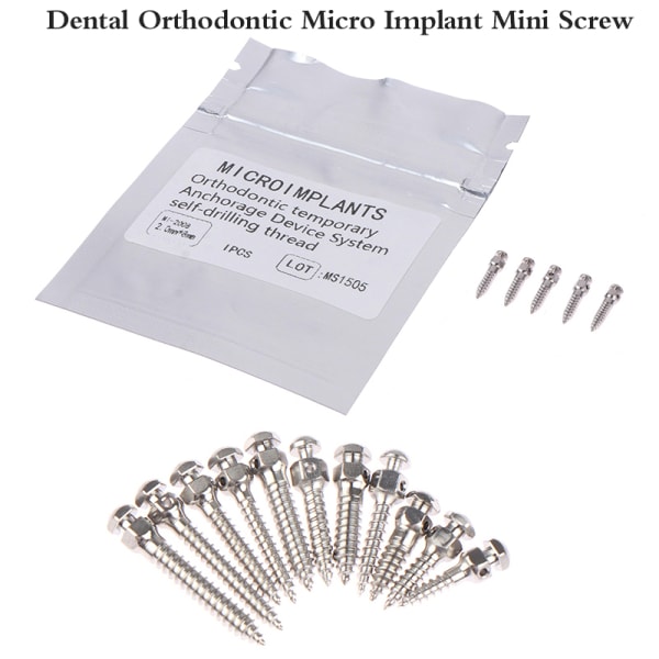 5 Stk/Taske Dental Ortodontisk Micro Ims Mini Skrue A3