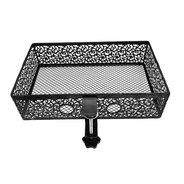 Under skrivebordet Skuffeboks 360 Roterende Skuffe Skjult Organizer Black