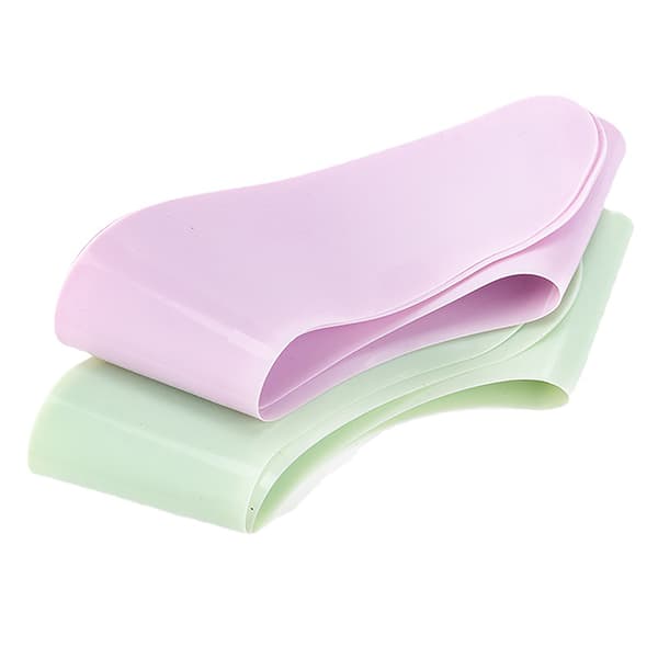 Silikon Neck Protector Skjerf Hår Wrap Salon sjal Black