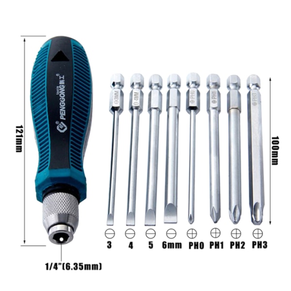 s Set Multi-purpose Tools Skruvmejsel verktygsset