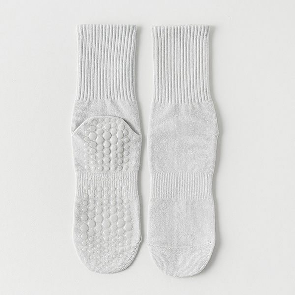 Jooga-sukat Liukumattomat urheilusukat Pilates-sukat Light gray