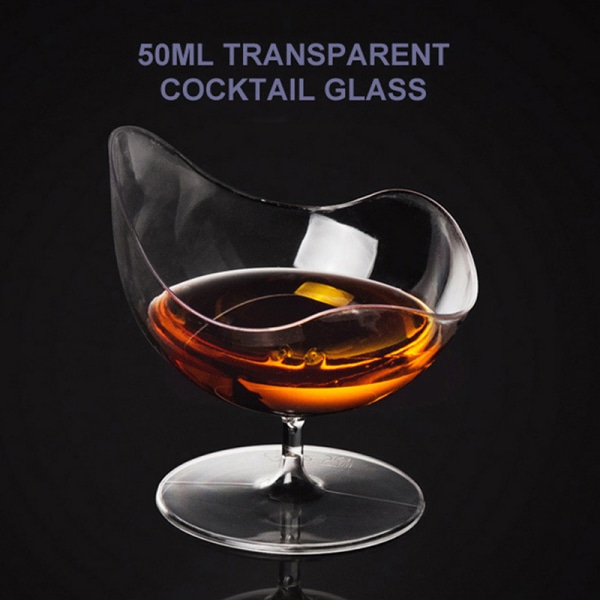 20 STK 50ml Servicekopper Fest Transparente Cocktailkopper 20pcs