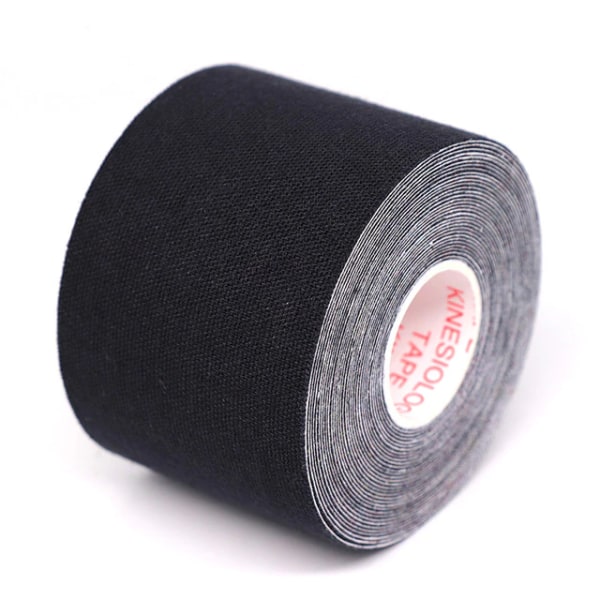 5 storlek Tape Athletic Elastoplast Recovery Strapping Gym Black 7.5cm*5m