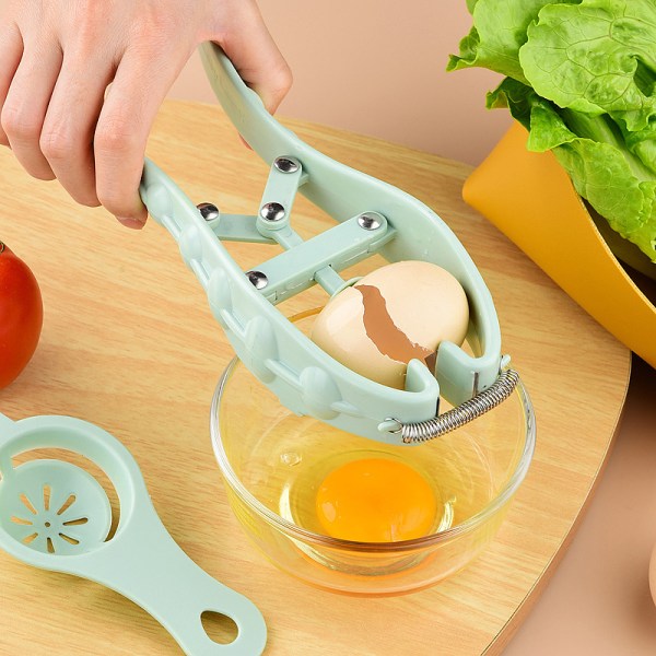 Raw Egg Separator Egg Topper ter Shell Opener Munöppnare A2