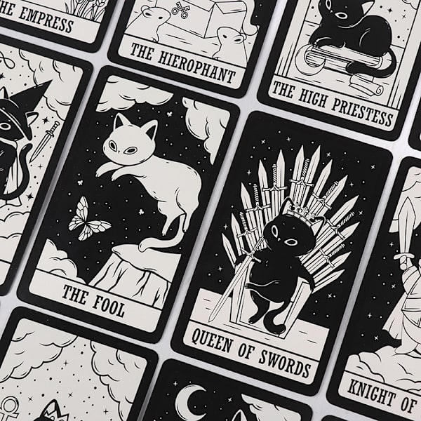 Kitten Tarot Prophecy Divination Oracle Deck Family Party Board