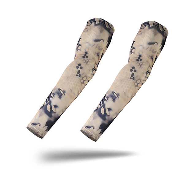 2stk Tactical Camouflage Sports Arm Sleeve Cykelarm A