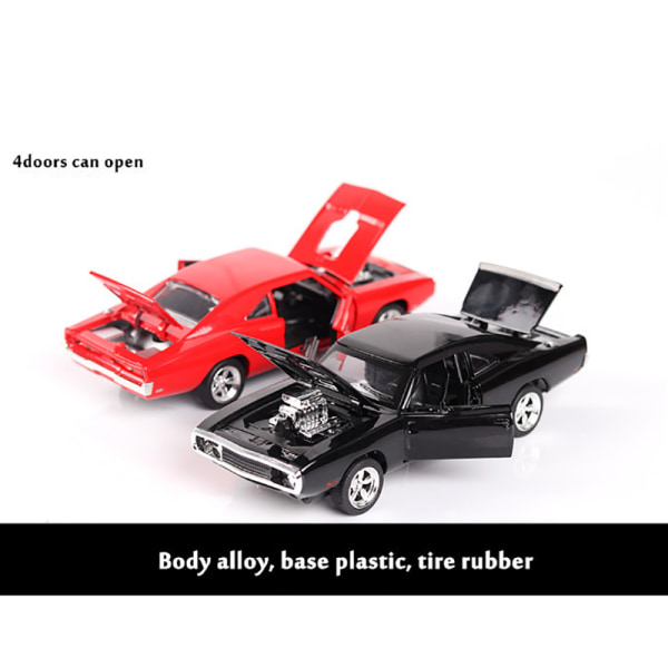 1:32 Alloy Miniature Toy Fast & Furious Dodge Charger Black