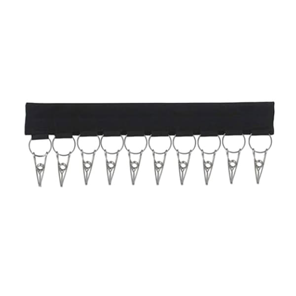 10 Clips Caps Holder Hat Organizer Hat Hanger Organizer Black