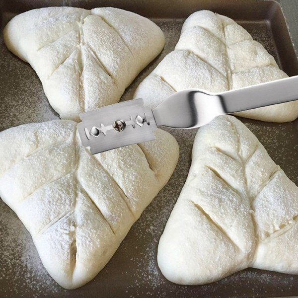 Bread Bakers Blade Lame Slashing Tool med 5 blader