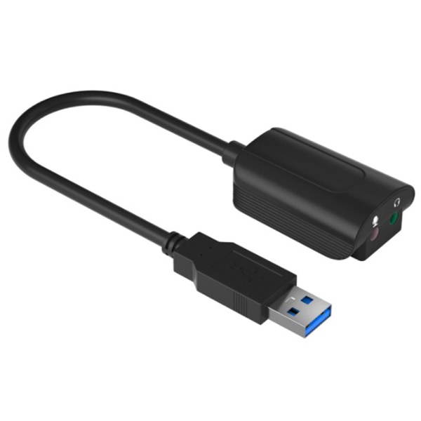 USB Lydkort 7.1 Mikrofon Hodetelefon o Adapter 6159 | Fyndiq