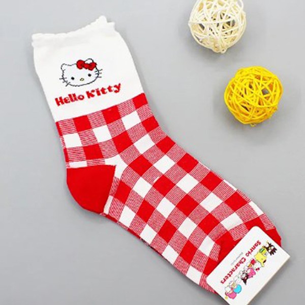 1 Par Sanrio Strumpor Tecknad Anime Barn Spädbarn Bomull Varma A1