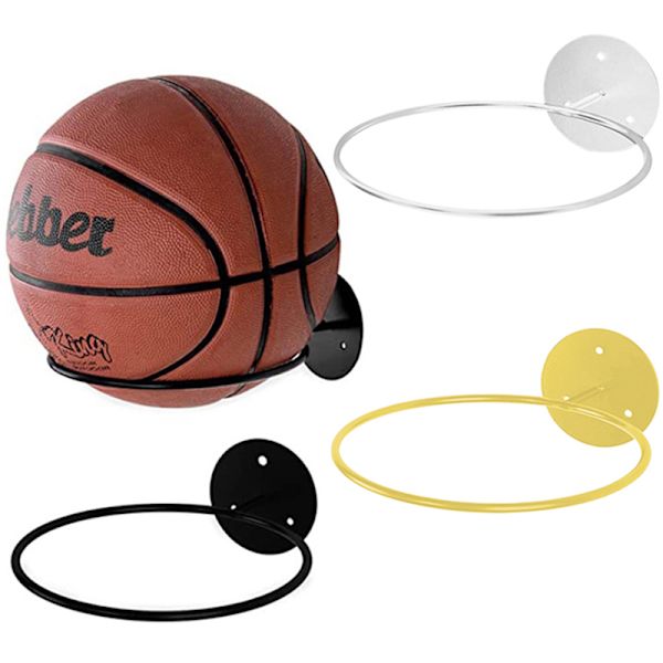 Multi-purpose fotball Basketball Display Hylle Ball Holder White