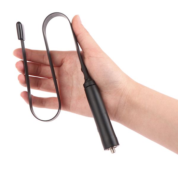 1 stk 47 cm sammenleggbar antenne for UV-5R 9R 6R UV82 tilbehør