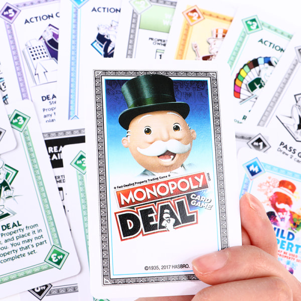 Puslespill Familiefest Brettspill Monopol Trading CardGame Green