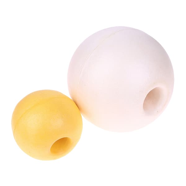 1 stk. Rund Boye Dybvandsreb Flydere Krabbefælde Markører Net Drif Yellow 10cm