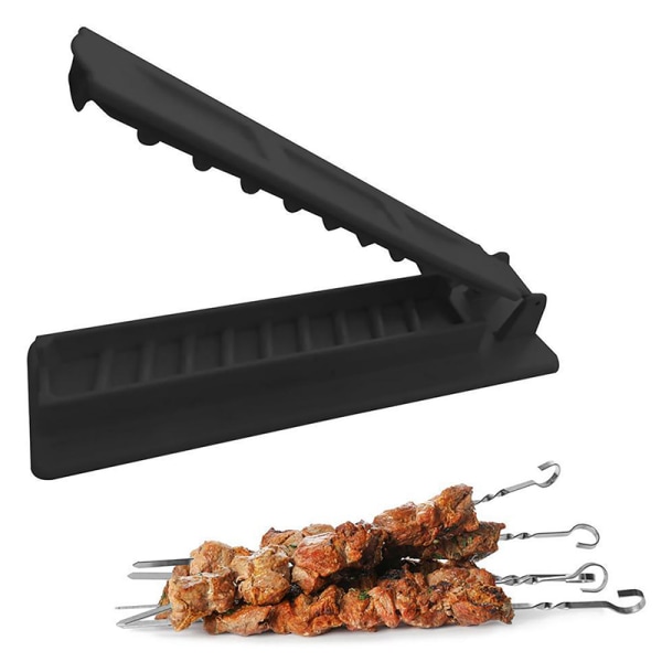 Enrads Kebabmaskin BBQ Köttspett Återanvändbart BBQ-verktyg Black