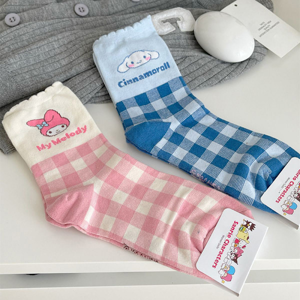 1 Par Sanrio Strumpor Tecknad Anime Barn Spädbarn Bomull Varma A2