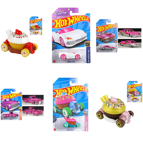 Pink Barbie Hot Wheels 1:64 Sweet Driver Alloy Car Model Lahja A5