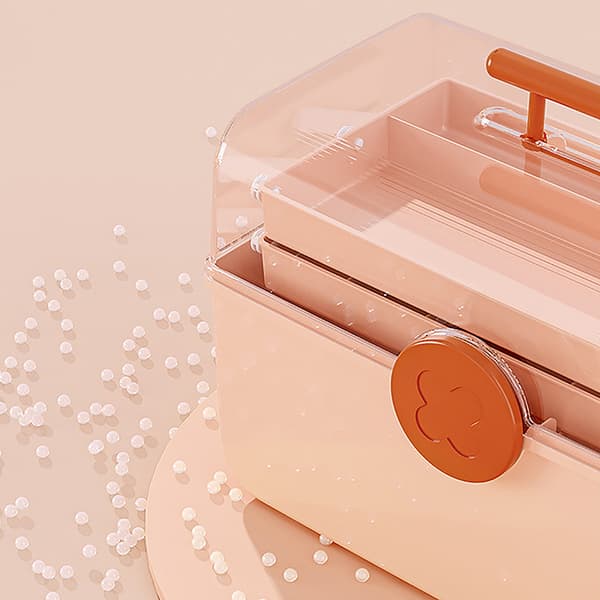 Barnhårtillbehör Förvaringsbox Huvudrep Organizer White