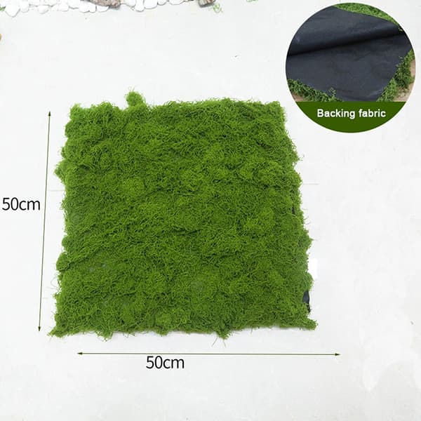 Konstgjord Moss Landskap Bionic Gräsmatta Falsk Moss Micro Landskap Green A3