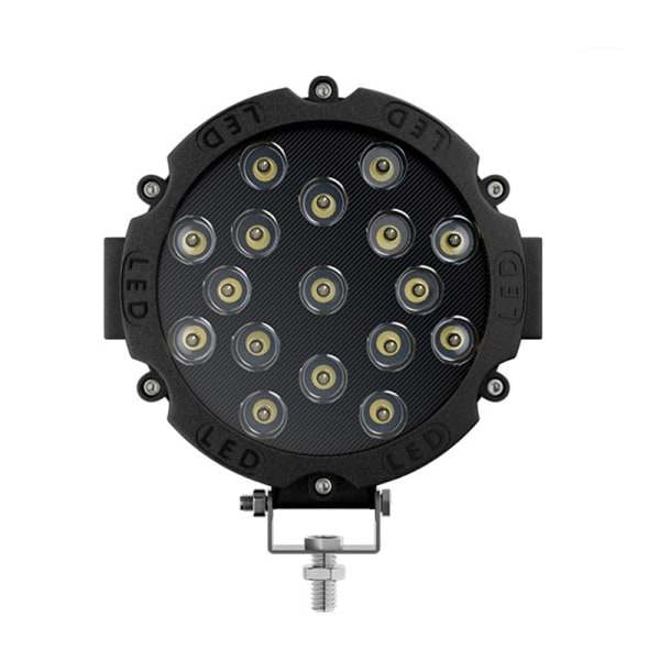 12V 51W skarpt LED-lys Off Road Spotlight Bilforlygte Black