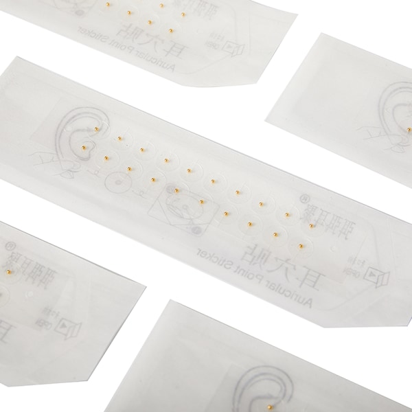 Magneettiset akupunktiohelmet korvakorvatarrat Silver 200PCS