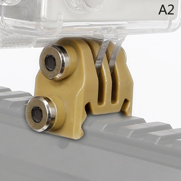 Rail Mount Adapter Action Camera Fixing Adapter Yellow