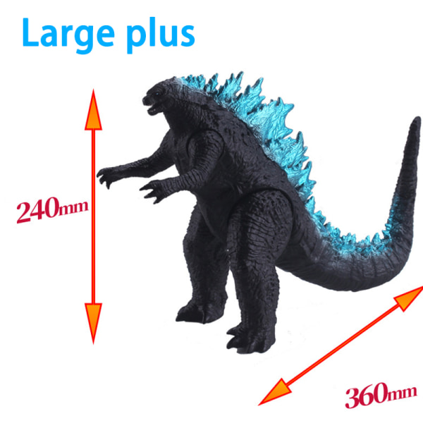 Godzilla King Of Monsters blødt gummilegetøj Håndlavet model Mov A2