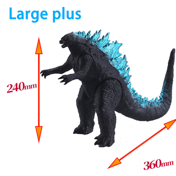 Godzilla King Of Monsters Pehmeä kumilelu Käsintehty malli Mov A2