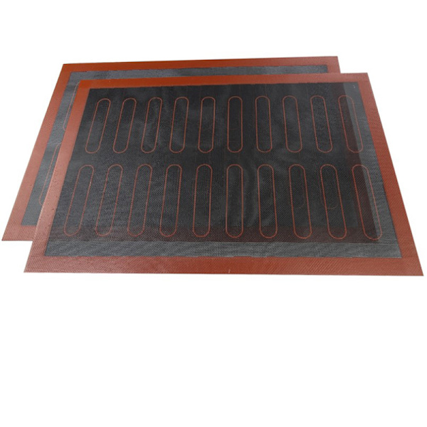 Silikone Dobbeltsidet Udskrivning Bagepind Bagning Perforeret 40X30cm