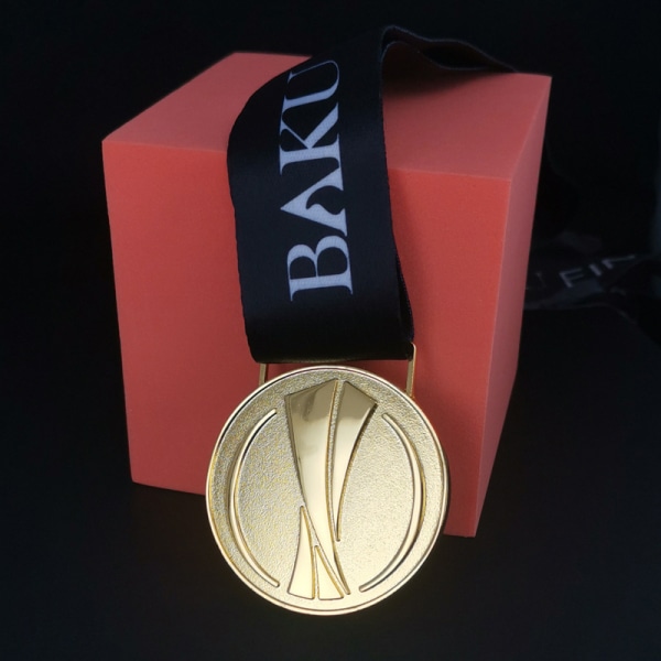 Europa League Champions Medal Medaljer Fotball suvenirer Gold