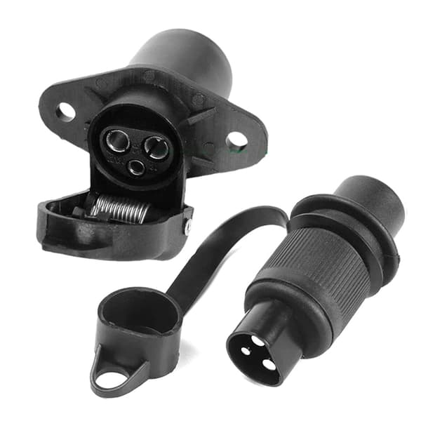12V 3-polet stik traileradapter strømkabelstik til 2