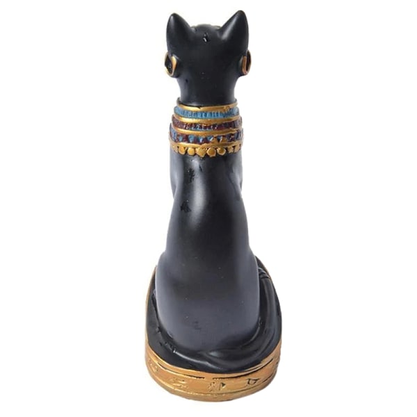 Egyptisk kattstaty prydnad Black