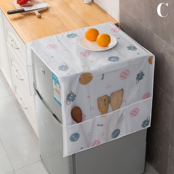 Kjøleskap Vaskehine Støvdeksel med oppbevaringspose C