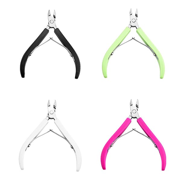 Rustfri icle Nipper Nail Art ter Clipper Manicure ter Black
