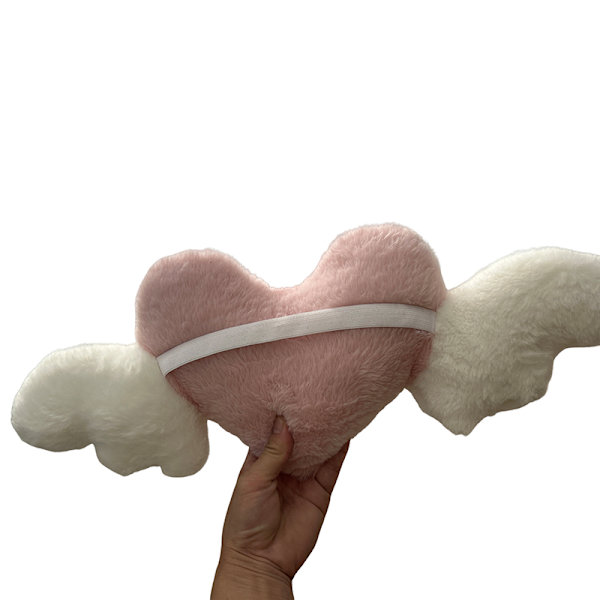 Sydämenmuotoinen auton niskatuki Pehmoinen Love Neck -tyyny Pink