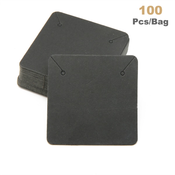 100 st/Pack Smycken Display Kort Halsband Förpackningskort C