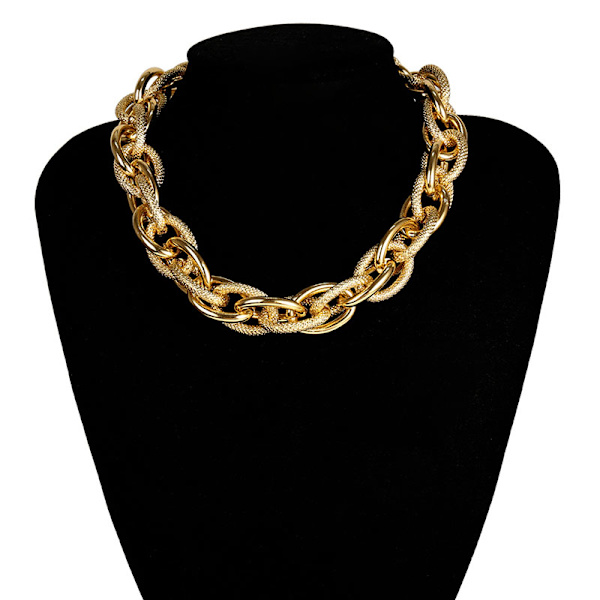 Punk Choker halskæde krave Hip Hop Heavy Metal tyk kæde