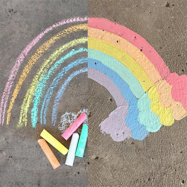 Liitutaulumaalipensseli Multicolor