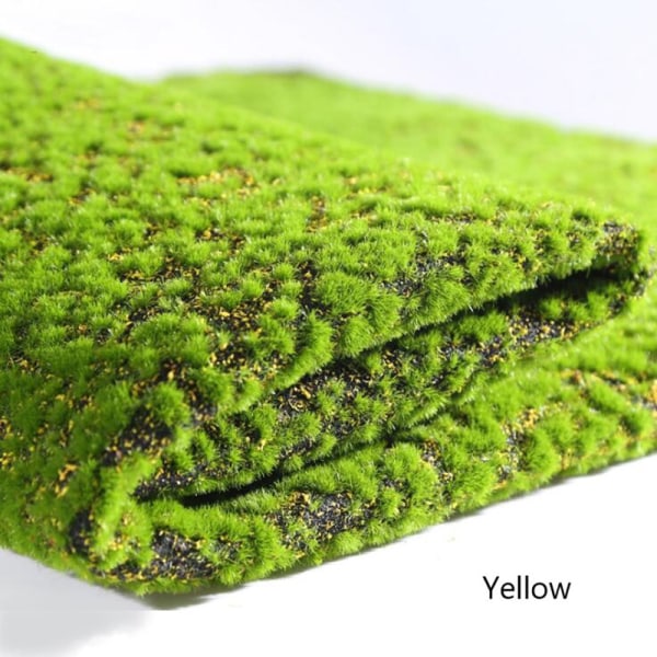 100*100cm Grønn s Moss Gressmatte For Home Decor Yellow