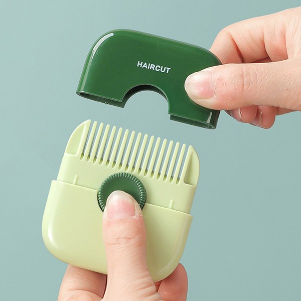 Hiusleikkuri Hiusten trimmaus ja järjestely otsatukka Trim kampatyökalu Green