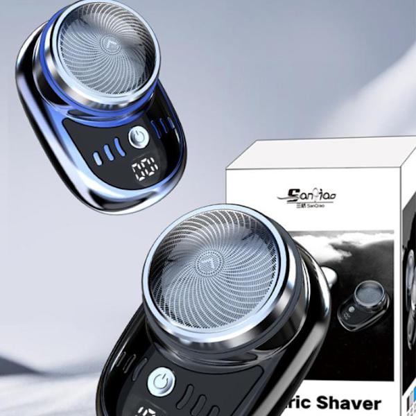 Mini elektrisk barbermaskin for menn kjøretøymontert barbermaskin Silver