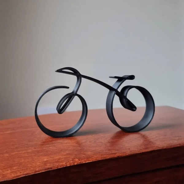 Akryl Minimalistisk Cykel Skulptur Cykel Ornament L