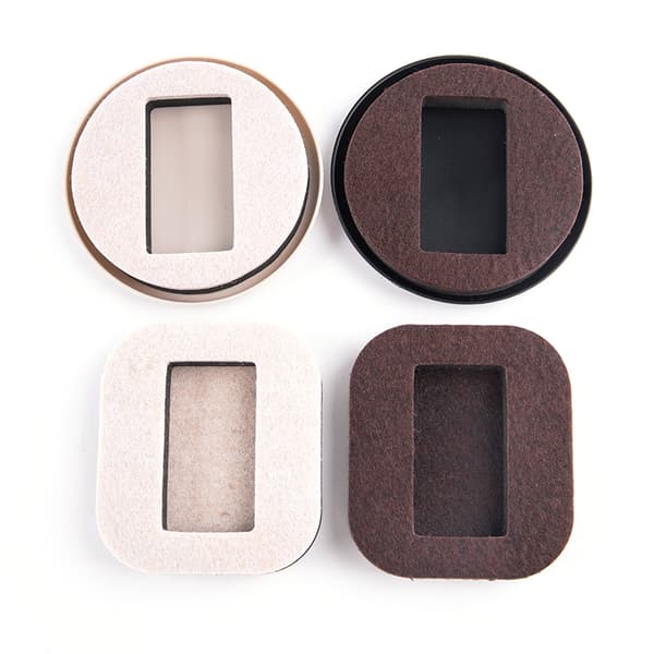 5 stk Kontorstol Hjulstopper Møbel Støttekopper square bean color