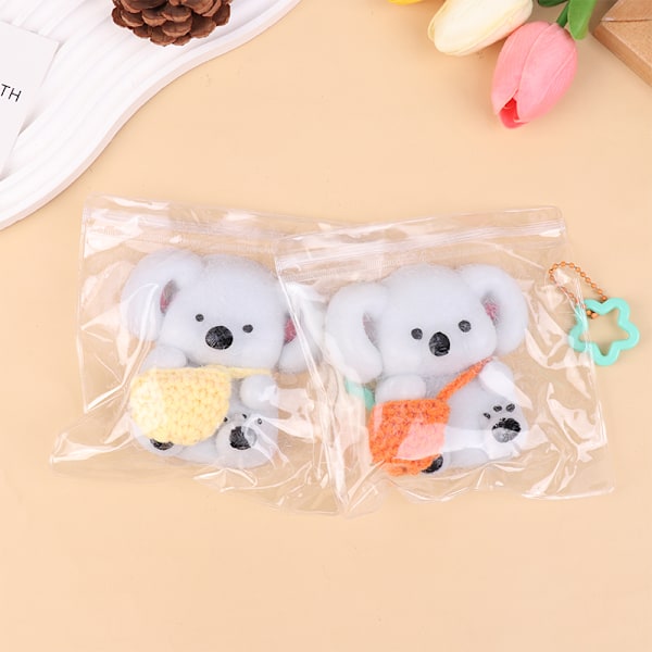 E-piirretty Koala Squishy -lelu Pehmeä Mochi -lelu Lelut one size