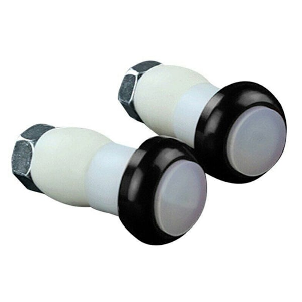 1 par Cykelcykel Blinklys Håndtag End Plug LED Silver