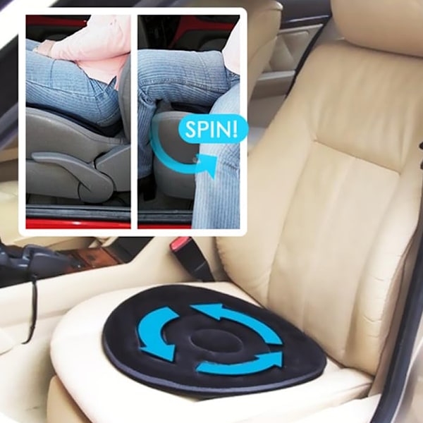 Swivel Cushion 360 Grader Roterande Bilstol Sittdyna A1