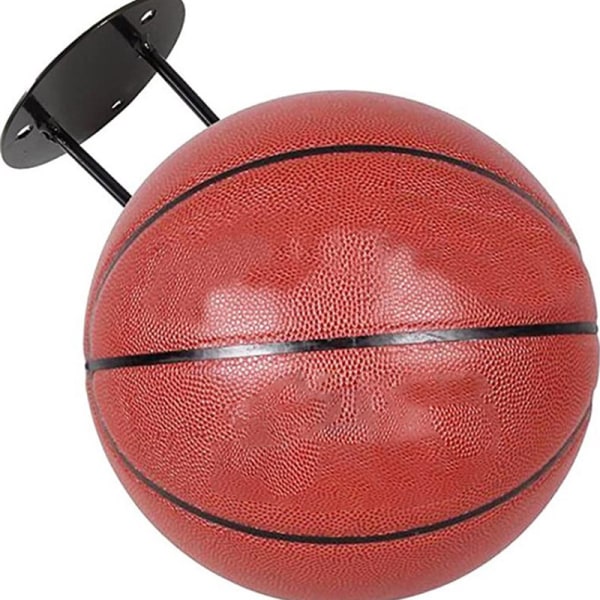 Universal Ball Rack Basketball Veggmontert veggdisplayholder Black
