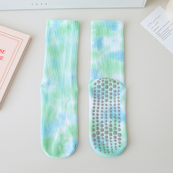 Naisten Pilates-jooga-jooga-sukat Tie Dye Grip -sukat A2