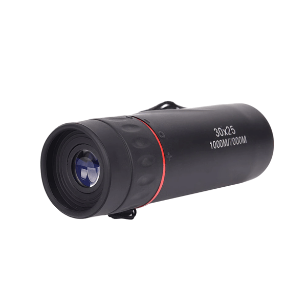 HD 30x25 monokulaariteleskooppikiikarit Zoomaustarkennus Black